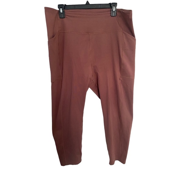 Girlfriend Collective Brown Crop Leggings 4XL - Picture 1 of 5